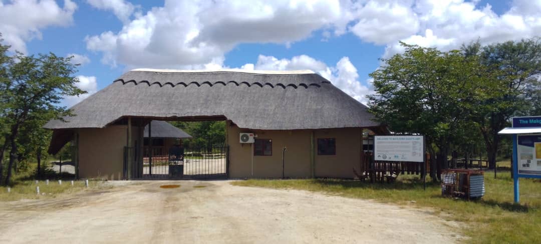 Nata Bird Sanctuary main entrance and reception